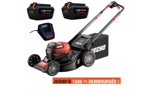Tondeuse ECHO DLM 5100 SP Pack 2 Batteries LPB 56-V125 et Chargeur LCJQ-560