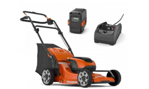 Tondeuse HUSQVARNA LC 142 I avec BLI 20 + QC 80