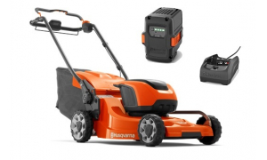 Tondeuse HUSQVARNA LC 347 iVX avec une batterie 40-B140 et avec un chargeur 40-C80