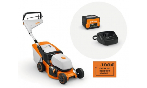 Tondeuse STIHL RMA 248 T avec AK 30 S + AL 101
