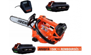 Tronçonneuse Elagueuse ECHO DCS 2500 T Pack 2 Batteries LPB 56-V125 et Chargeur LCJQ-560