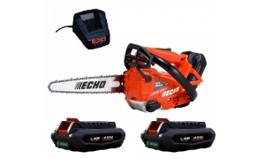 Tronçonneuse Elagueuse ECHO DCS 2500 TCA en 1/4 Pack 2 Batteries LPB 56-V125 et Chargeur LCJQ-560.