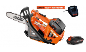 Tronçonneuse Elagueuse ECHO DCS 3500 T Pack Batterie LPB 56-V125 et Chargeur LCJQ-560