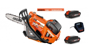 Tronçonneuse Elagueuse ECHO DCS 3500 T Pack 2 x Batterie LPB 56-V125 et Chargeur LCJQ-560