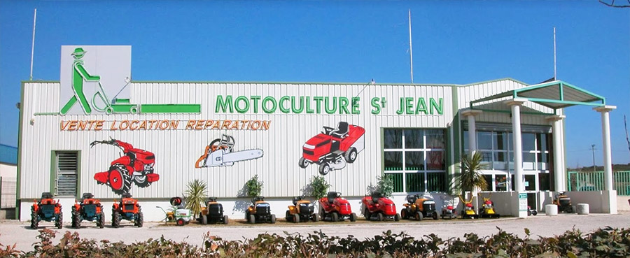 Motoculture St Jean - Devanture du magasin.